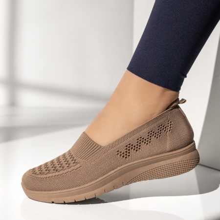 Espadrile dama cu talpa joasa khaki EMA13, 2, modlet.ro