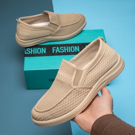 Espadrile sport barbati din material textil bej ZEF13182, 3, zeforia.ro