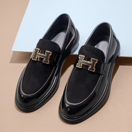 Pantofi barbati, Mocasini negri suede barbati MOD11686, modlet.ro