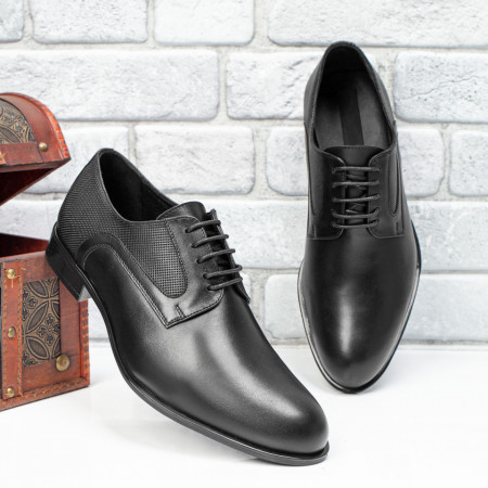Pantofi barbati eleganti, Pantofi barbati eleganti negri din Piele naturala ZEF10562 - zeforia.ro