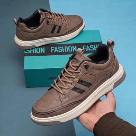 Pantofi casual barbati cu siret elastic maro ION14, 3, modlet.ro