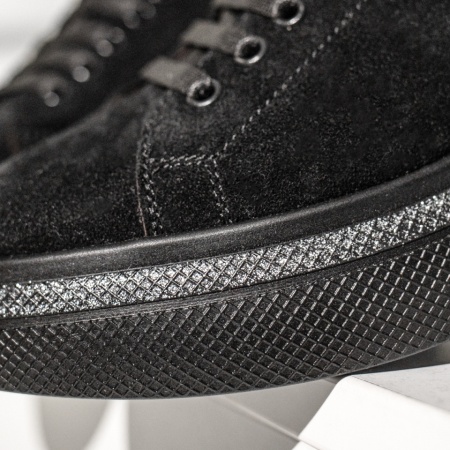 Pantofi casual dama negri suede din Piele naturala PAULA2, 2, modlet.ro