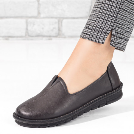 Pantofi dama, Pantofi dama casual gri MOD05766, modlet.ro