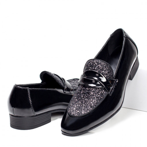 Barbati - Trendy, Pantofi eleganti barbati negri ZEF05408 - zeforia.ro