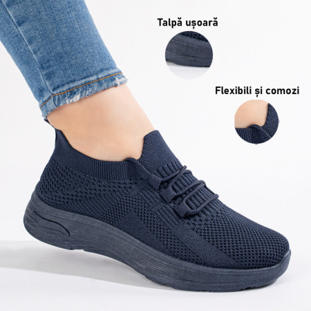 Pantofi sport dama albastri MOD11243, 3, modlet.ro