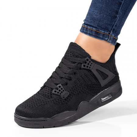 Plateste Jumatate!, Pantofi sport dama negri dama MOD09822, modlet.ro