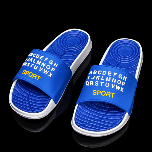 Papuci barbati de plaja albastri MOD04961
