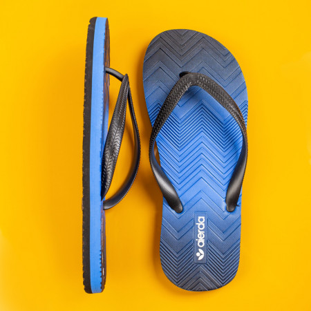 Papuci si slapi barbati, Papuci de plaja barbati albastru inchis ZEF09356 - zeforia.ro
