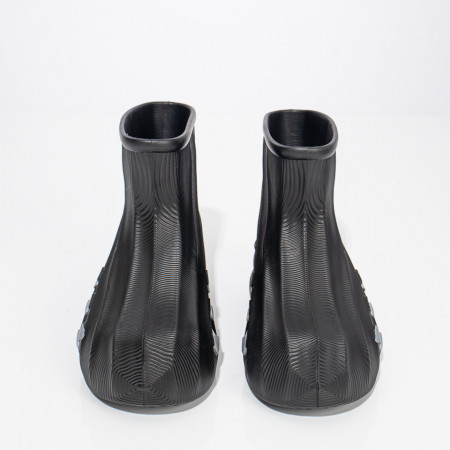Cizme dama cu talpa groasa negre MOD11503, 3, modlet.ro