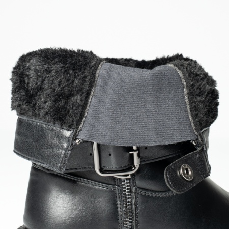 Cizme dama cu talpa groasa negre MOD14174, 2, modlet.ro