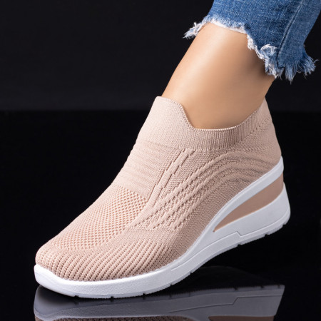 REDUCERI INCALTAMINTE, Espadrile cu platforma dama roz MOD08481, modlet.ro