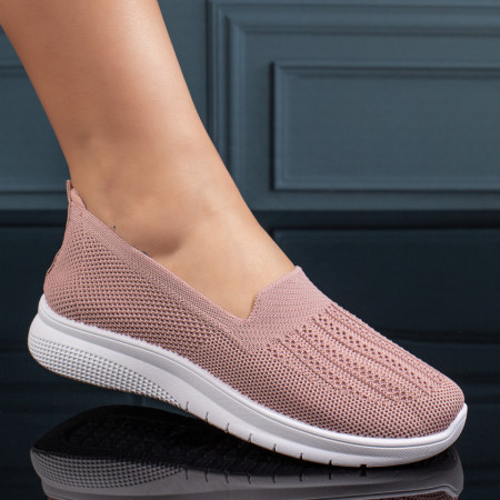 Espadrile sport dama, Espadrile dama din material textil roz ZEF11221, zeforia.ro