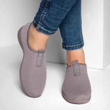 Espadrile sport dama din material textil mov ZEF13057, 2, zeforia.ro