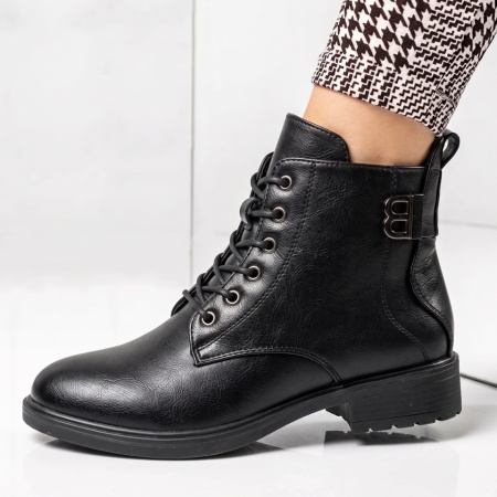 Ghete dama cu siret negre LILI38, 2, modlet.ro
