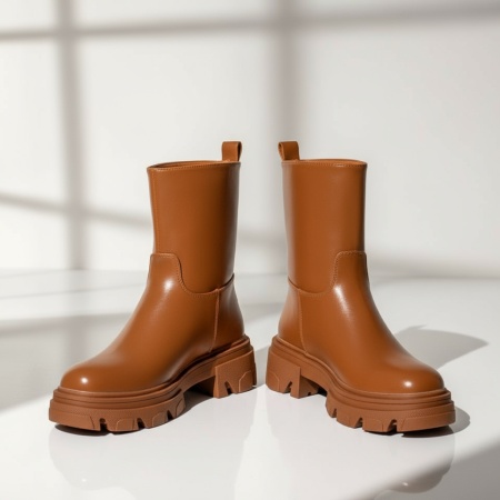 REDUCERI INCALTAMINTE, Ghete dama cu talpa groasa maro MOD02179, modlet.ro