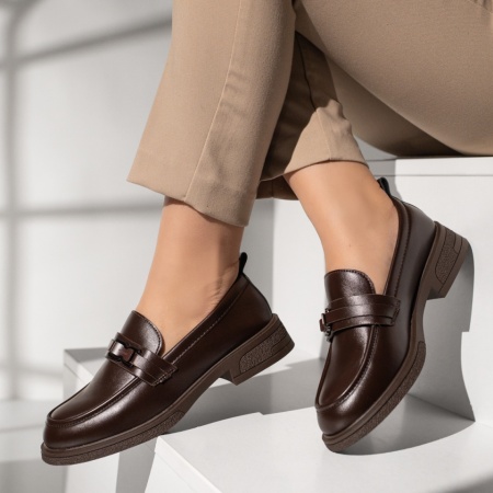 Mocasini dama cu talpa joasa maro IRIS16, 2, modlet.ro