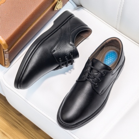 Pantofi barbati, Pantofi casual barbati din piele naturala negri MOD13121, modlet.ro
