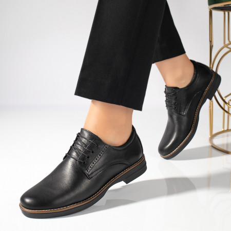 Pantofi casual dama negri din Piele naturala MOD10892, 2, modlet.ro