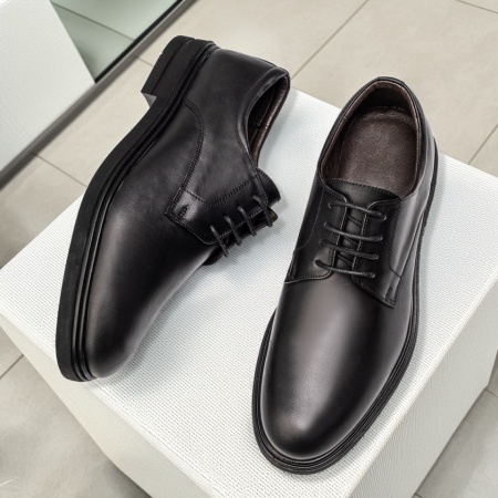 Pantofi eleganti barbati cu siret negri din Piele naturala NICU4, 2, modlet.ro