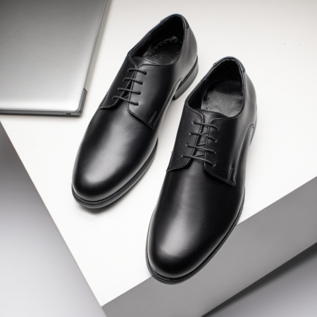 Pantofi barbati eleganti, Pantofi eleganti barbati cu siret negri din Piele naturala ZEF11570 - zeforia.ro