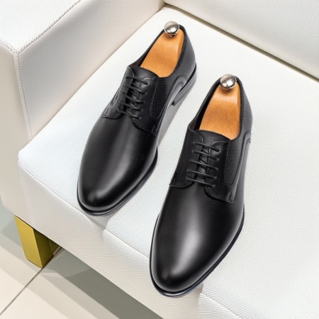 Pantofi barbati, Pantofi eleganti barbati negri din Piele naturala MOD10562, modlet.ro