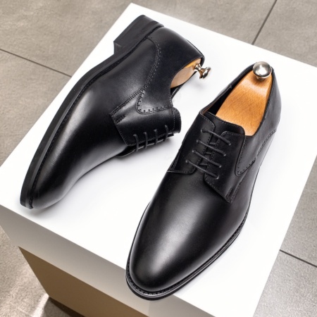 Pantofi eleganti barbati negri din Piele naturala MOD11568