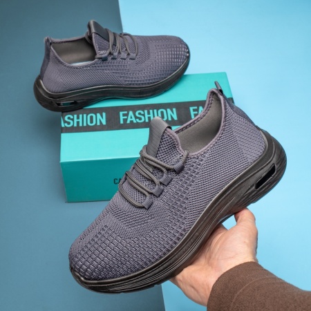 Adidasi barbati, Pantofi sport barbati cu siret gri MOD13195, modlet.ro