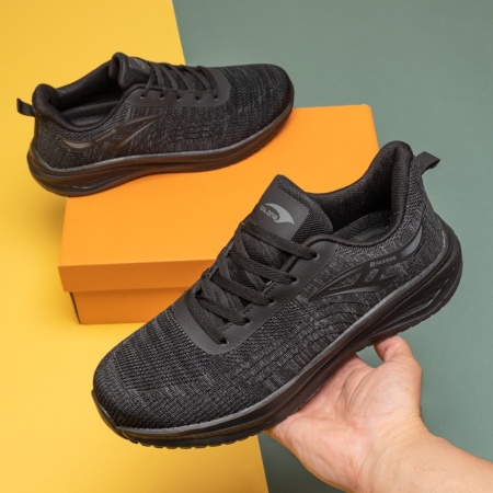 Pantofi sport barbati cu siret negri ION2, 2, modlet.ro