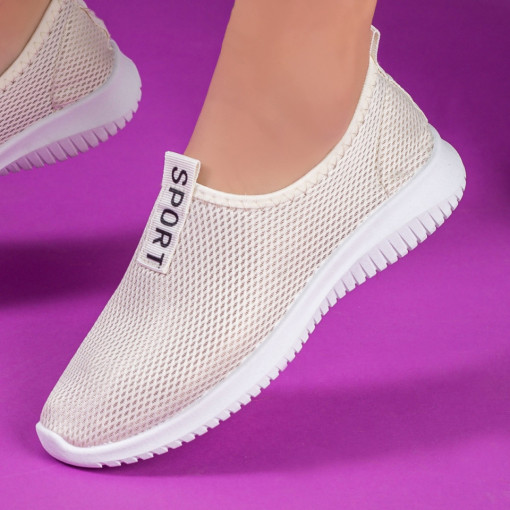 Espadrile sport dama bej Frugata