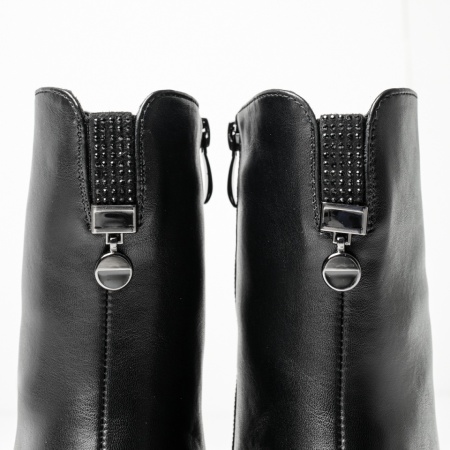 Ghete dama cu platforma negre FLORINA3, 3, modlet.ro