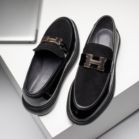 Mocasini negri suede barbati MOD11686, 3, modlet.ro