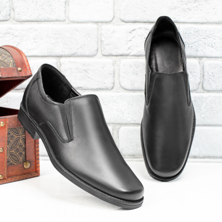 Pantofi barbati eleganti, Pantofi barbati eleganti din Piele naturala negri ZEF10210 - zeforia.ro