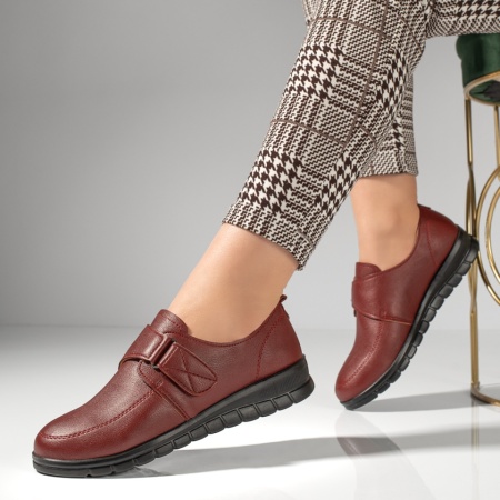 Pantofi casual dama rosii MOD11937