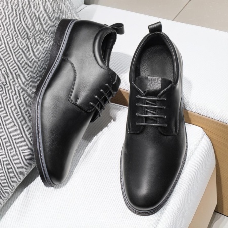 REDUCERI INCALTAMINTE, Pantofi casual negri barbati din Piele naturala MOD11903, modlet.ro