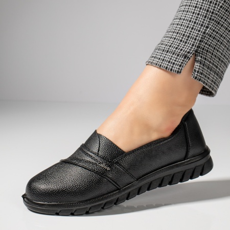 Pantofi dama casual negri cu talpa joasa MOD06126, 4, modlet.ro