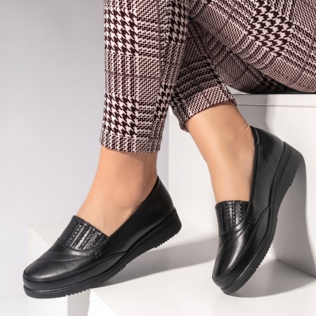 Pantofi dama casual negri DORA30, 3, modlet.ro