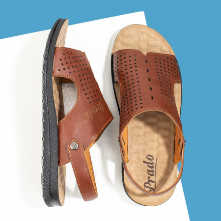 Papuci casual barbati cu bareta visinii MOD09557, 4, modlet.ro