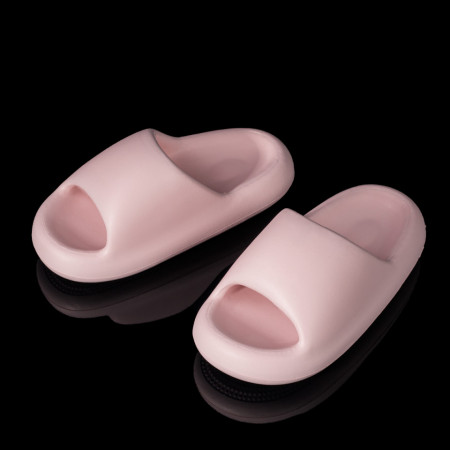 Papuci dama de plaja cu talpa groasa roz MDL08475