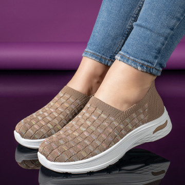 Espadrile dama khaki EMA10, 4, modlet.ro