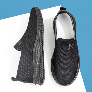 Espadrile sport barbati negri MOD08407, 3, modlet.ro