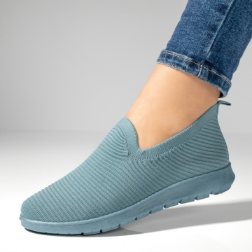 Espadrile sport dama din material textil albastre MOD13053, 2, modlet.ro