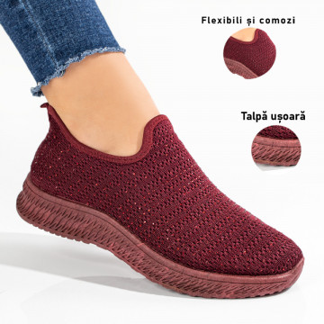 Espadrile sport dama visinii cu strasuri atasate ZEF09087, 3, zeforia.ro