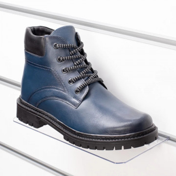 Ghete barbati albastre Piele naturala MOD02917, 3, modlet.ro