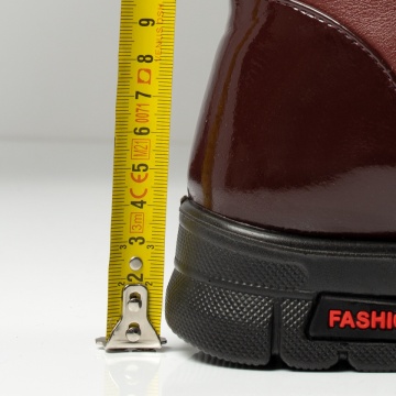 Ghete dama cu siret si fermoar visinii MOD10268, 4, modlet.ro