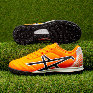 Ghete fotbal unisex pentru gazon sintetic portocalii MOD09820, 3, modlet.ro