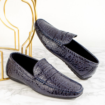 Mocasini barbati albastri MOD05394, 3, modlet.ro