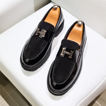 Mocasini barbati casual cu talpa groasa negri MOD13721, 2, modlet.ro