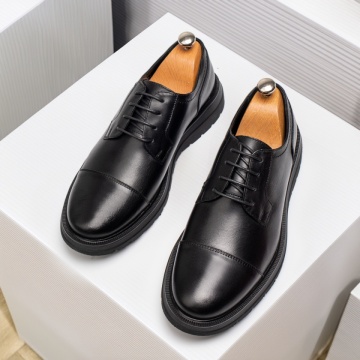 Pantofi barbati eleganti cu siret negri din Piele naturala MOD11910, 4, modlet.ro