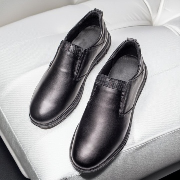 Pantofi casual barbati negri din Piele naturala MOD12044, 3, modlet.ro