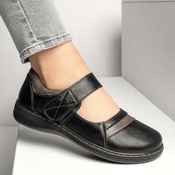 Pantofi casual dama negri LILI12